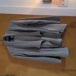Grey side zip sweater